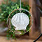 Set of 2 Nautical and Sea Life Glass Ornament